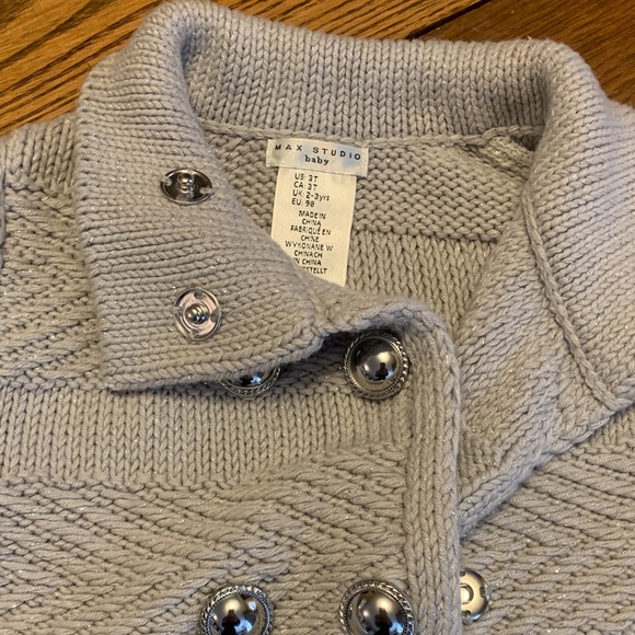 Max Studio baby - 3T - cite grey sweater - Picture 1 of 6